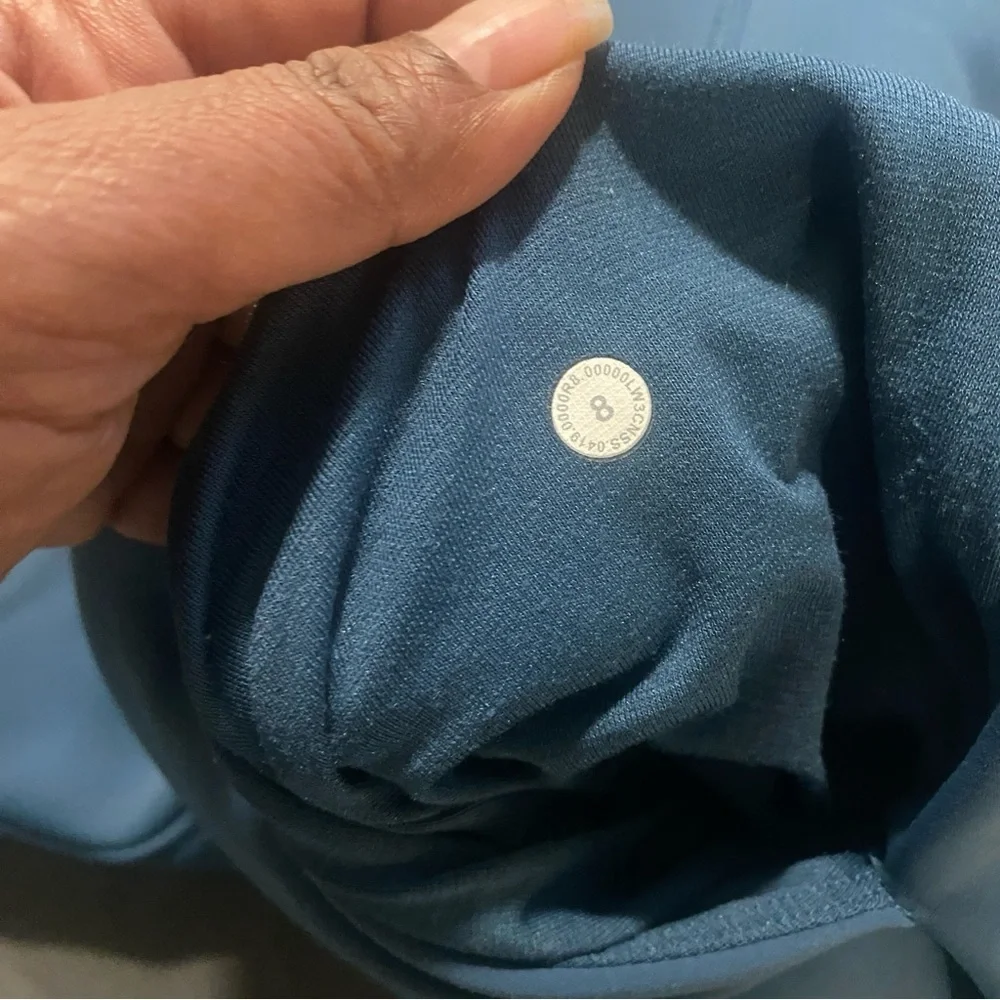 EUC Lululemon Every Journey Hoodie Spacer In Petrol Blue - Size 8 - Picture 7 of 12